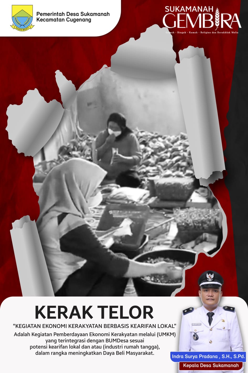 Kegiatan Ekonomi Kerakyatan Berbasis Kearifan Lokal